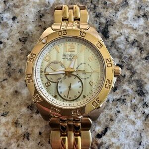 Armitron Gold Chronograph Watch